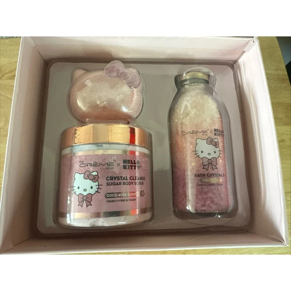 The Creme Shop Limited Edition X Hello Kitty Coco Rose 3 Pc Lovely Luxury Set